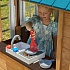 Детский игровой домик для улицы  Бунгало у озера  - миниатюра №3